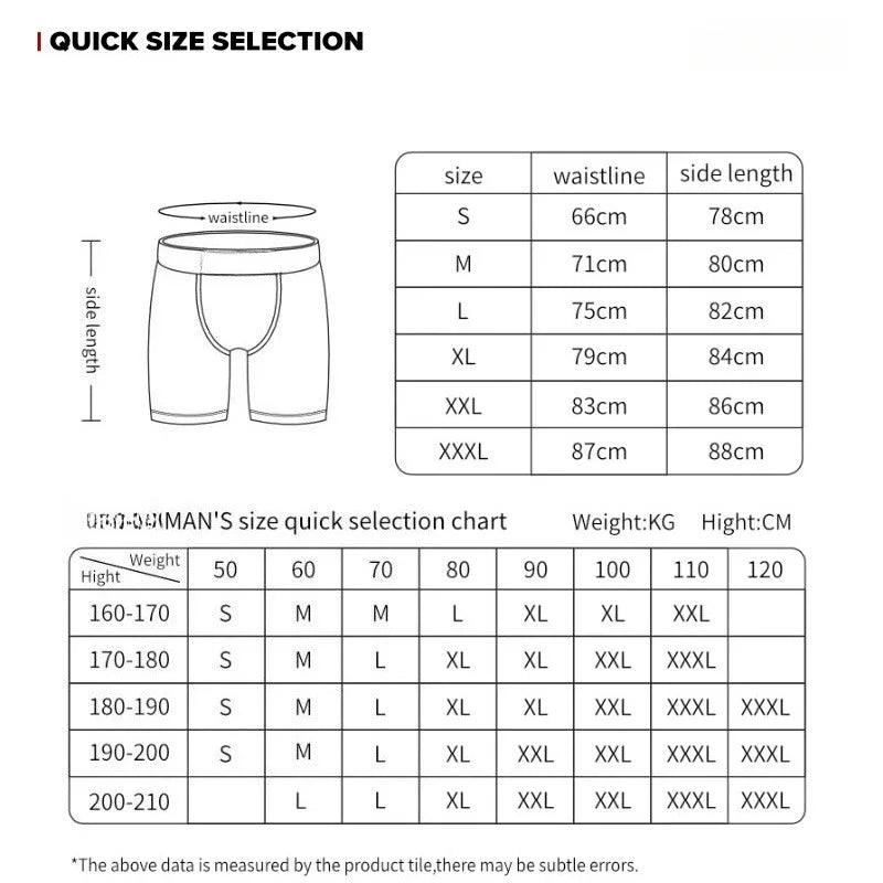 ETHIKA 1Pcs Men Underwear Boxers Breathable Mesh Crotch Man Underpants Plus Size L-3XL Mens Panties Printed Men's Boxers Briefs